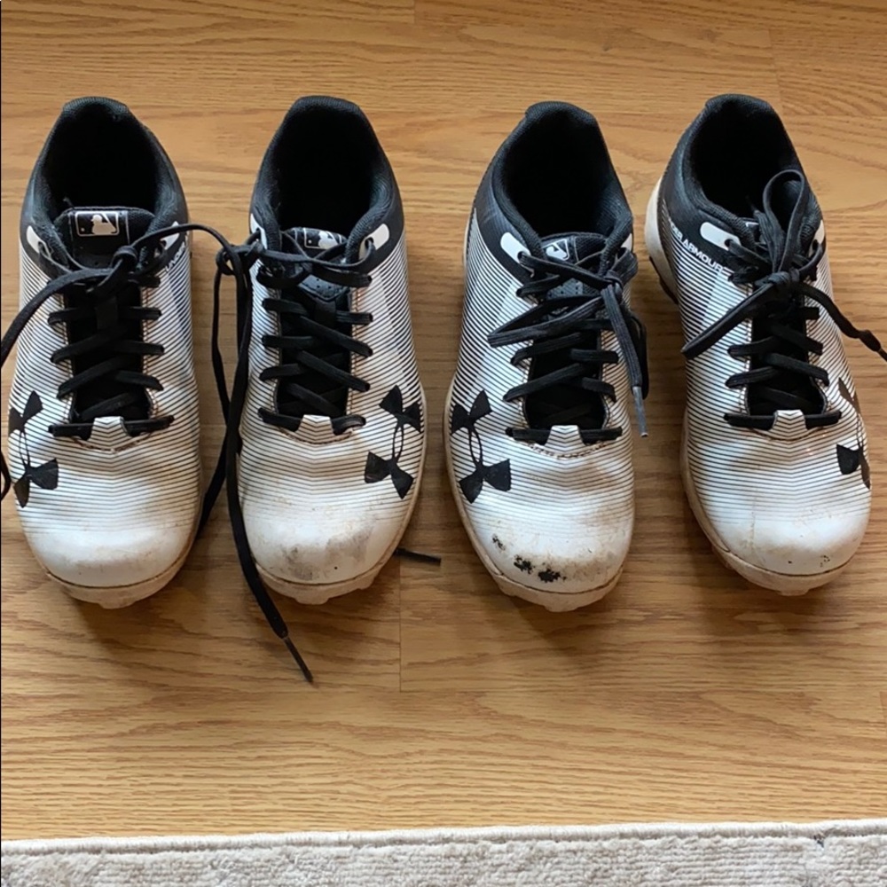 Under Armour size 1 cleats